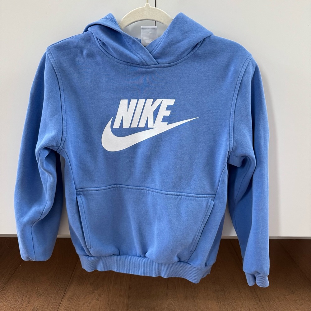 Nike Kids Blue Hoodie | size L